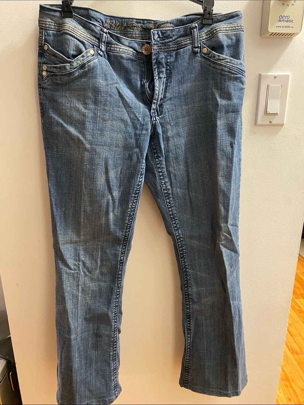 Point Zero Women's Bootcut Jeans in Medium Blue